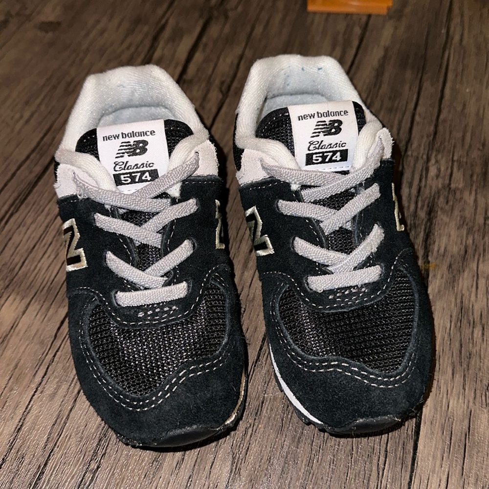 Toddler new balance classic black and white